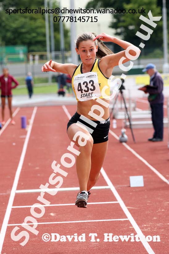 Under-17 womens triple jump. Photo: David T. Hewitson/Sports for All Pics